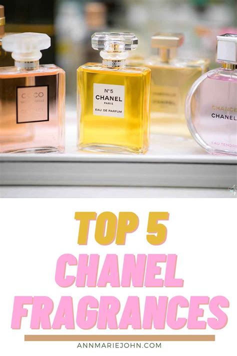 top 5 Chanel perfumes